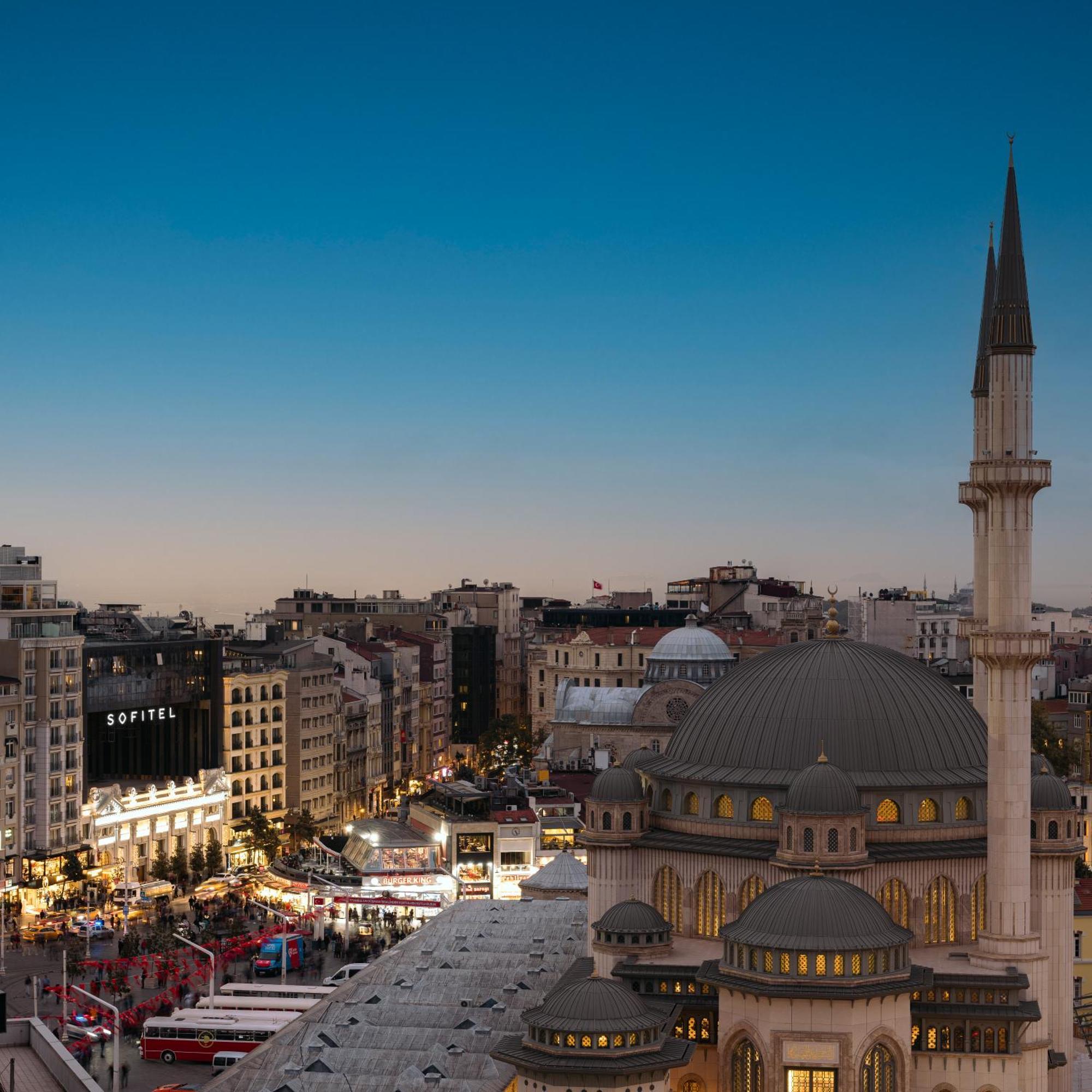Sofitel Istanbul Taksim Hotel Екстериор снимка The Beyoğlu skyline